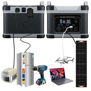 1000W 2000W 3000W di động ngoài trời năng lượng mặt trời Máy phát điện Lithium Máy phát điện cho nhà - Product Image 3