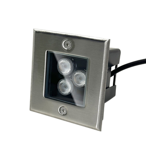 Lumière LED carrée encastrée, projecteur extérieur étanche pour aménagement paysager et <span class=keywords><strong>pelouse</strong></span> - Product Image 4