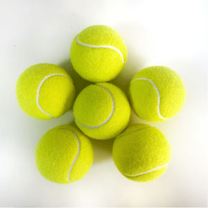 Özel profesyonel eğitim tenis topları Set sarı Padel tenis topu kauçuk yün Balle De tenis spor eğlence için - Product Image 5