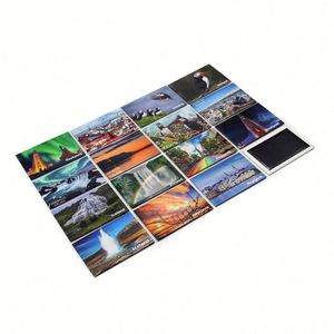 Pretty Design Premium Tin Magnets Reykjavik Iceland Travel Images Souvenir Gift Personalized Refrigerator Magnet - Product Image 5