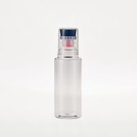 Flacon applicateur transparent en PET de 150 ml, 45x147 mm, vide, pour teinture capillaire, colle, liquide, emballage plastique