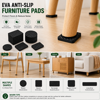 Autocollants en mousse EVA épaissie de 10 mm avec adhésif acrylique, coussinets de meubles antichoc durables pour claviers mécaniques