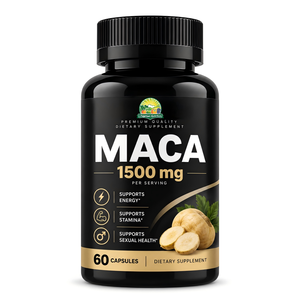 Capsule di Estratto di Radice di Maca Naturale Pura OEM DOM - <span class=keywords><strong>Integratore</strong></span> Erboristico per il Supporto Immunitario per Uomini e Adulti - Product Image 1