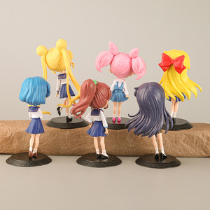 Figurines <span class=keywords><strong>Sailor</strong></span> Moon Usagi <span class=keywords><strong>Venus</strong></span> en PVC, 6 pièces/ensemble, modèle de figurine d'action, jouet de dessin animé, poupée, ornement de bureau, cadeau de collection - Product Image 5