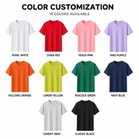 T-shirt unisexe en coton Sorona épais, tissé, 300g, qualité supérieure, très extensible, respirant, col rond, manches courtes, vente en gros
