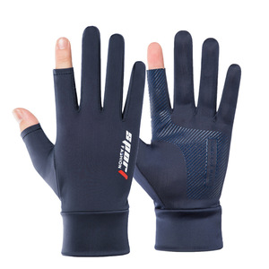 Guantes de Ciclismo Leading Guests To Return To The King, de Seda de Hielo, Transpirables, de Dos Dedos, para Deportes al Aire Libre - Product Image 4