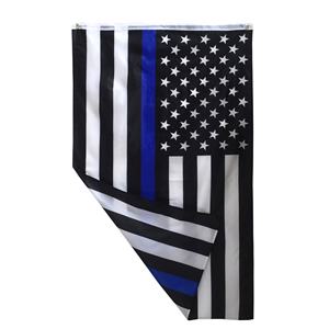 Наружные сотрудники правоохранительных органов яркие цвета тонкая синяя линия американский флаг с прочными латунными Люверсами - Product Image 2