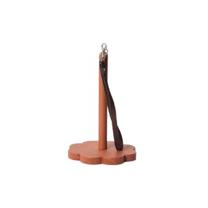 Art Garden Wooden Yarn Spool Holder Portable With Leather Strap For Craft Storage - Product Image 5