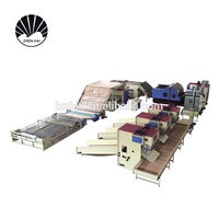 Machine à fabriquer des garnitures de matelas pour la fabrication de couettes en fibre de matelassage
