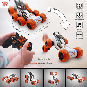 Coche de Acrobacias RC con Rotación de 360 Grados a 2.4GHz, Camioneta de Derrape de 6 Ruedas con Faros Delanteros, Vehículo Todoterreno RC para Niños - Product Image 2