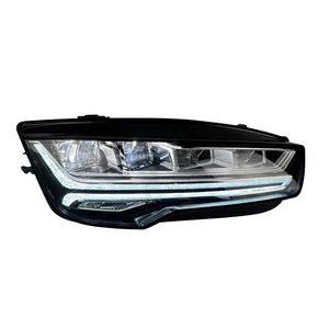 Audi A7 Headlight Assembly 2015-2018 LED Laser Illumination Sequential Turn Signals Herringbone <b>DRL</b> - Product Image 4