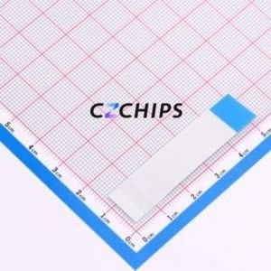 JS05B-22P-050-4-8 FFC Cable (Flexible Flat Cable) P=0.5mm Connector 22P 0.5mm 0.3mm Reverse - Product Image 2