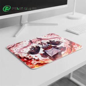Minimalist Tempered Glass <b>Mouse</b> Pad for Modern Desks - Felix Glass - Product Image 1
