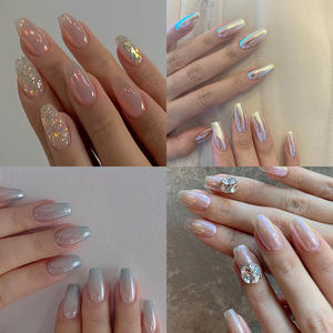 <span class=keywords><strong>2022</strong></span> nouvelle <span class=keywords><strong>tendance</strong></span> <span class=keywords><strong>ongles</strong></span> paillettes titane acrylique poudre avec chrome solide Aurora poudre effet miroir magique pour Nail Art - Product Image 4