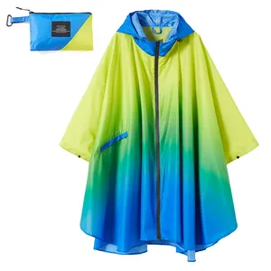 Impermeable Unisex Reutilizable con Capucha y Cremallera, Plegable y Ligero para Camping, Senderismo y <span class=keywords><strong>Viajes</strong></span> al Aire Libre - Product Image 4