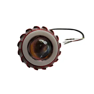 High Quality Led Double Aperture Motorcycle Head Mini Angel Eye Retrofit Ambient Light Turn Signal Motorcycle Lights