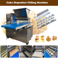 Machine à garnir les gâteaux, machine à injecter la crème dans les gâteaux, machine automatique à injecter la crème dans les gâteaux, machine à faire des gâteaux de riz cuits à la vapeur