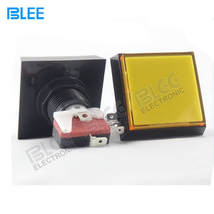 สวิตช์ปุ่มเรืองแสงสำหรับคอนโซลเกม Blee ขนาด 51 มม. ขอบพลาสติกทรงเหลี่ยม สำหรับจอยสติ๊กคอนโทรลเลอร์ - Product Image 2