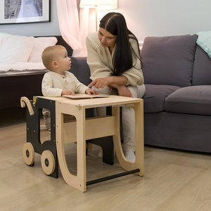 Versatile sgabello passo bambino apprendimento torre-tavolo e sgabello Combo per il gioco della cucina del piccolo principe - Product Image 6
