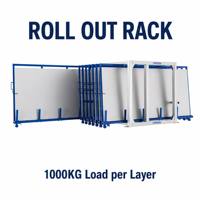 Système de rayonnage mobile robuste pour la stockage de bobines de tôles et de débris d'acier, organisateur d'entrepôt
