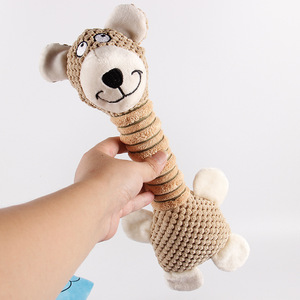Giocattoli da masticare giocattoli morbidi e simpatici per animali domestici che puliscono i denti squittiscono peluche da addestramento per cani - Product Image 4
