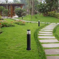 Luces LED de Paisaje Personalizadas con Clasificación IP65, Portalámparas E27, Lámpara de Aluminio Tipo Bollard, AC85-265V, Luces de Jardín para Exteriores para Uso en Villas y Parques