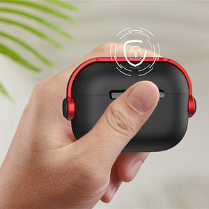 Plastic sleutelhanger Airpods 4 oortelefoonhoesjes Apple Pro3 Bluetooth zachte hoes Airpods Pro 2 tweede generatie beschermhoes - Product Image 4