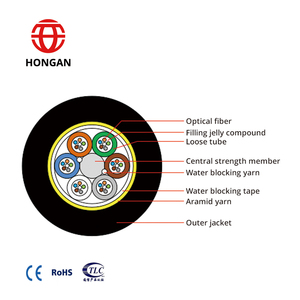 Câble à Fibre Optique Aérien ADSS MultiMode/SingleMode 4 8 12 24 48-288 Cœurs, Micro ADSS Fibra Optic Cable - Product Image 4