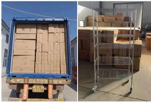 Estantería de Alambre de 5 Niveles, Extra Ancha, de Metal, Independiente, Organizador Resistente para Despensa, <span class=keywords><strong>Armario</strong></span>, Cocina, Lavandería - Product Image 6