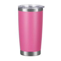 Gobelet de voyage à double paroi avec logo personnalisé Smart Vacuum LED Tumbler Tasse de voyage au design moderne pour le bureau ou les cadeaux publicitaires
