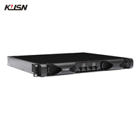 Amplificateur numérique professionnel de classe D 1800W x 4 canaux 8 ohms, amplificateur de puissance stéréo 1U pour caisson de basses, haute performance, grand format