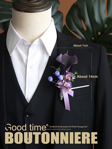 Ramillete <span class=keywords><strong>DE</strong></span> BODA Mano Copa <span class=keywords><strong>de</strong></span> vino Flores artificiales Tela ecológica Satén Novio <span class=keywords><strong>Novia</strong></span> <span class=keywords><strong>Padres</strong></span> Mejor hombre/mujer Día <span class=keywords><strong>de</strong></span> San Valentín - Product Image 6