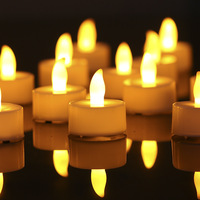 Toptan YDM 3D Noel Elektrikli Alevsiz Polyester LED Mini Mumlar 8 Renk İç/Dış Mekan Kullanımı