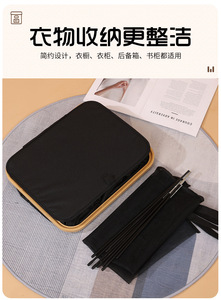 Collapsible Foldable Laundry <b>Basket</b> with Lid and Inner Pocket Multifunctional Storage Bags for <b>Bathroom</b> Use Durable Design - Product Image 3