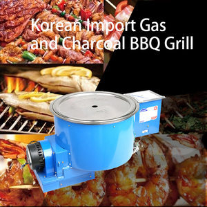 Fourneau à <span class=keywords><strong>gaz</strong></span> liquéfié rond en acier inoxydable pour cuisine, restaurant, <span class=keywords><strong>barbecue</strong></span>, intérieur, <span class=keywords><strong>barbecue</strong></span> au <span class=keywords><strong>charbon</strong></span> de bois - Product Image 4