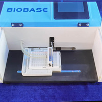 Laveur de microplaques ELISA BIOBASE BK-9622 pour laboratoire hospitalier, dispositif de nettoyage des résidus de microplaques à 96 puits