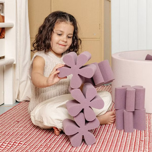 <b>Soft</b> <b>Ball</b> <b>Pit</b> For Kids Sponge Foam Play Mat Indoor Toddler Toy Home Safety Play Area Color Options Available - Product Image 3