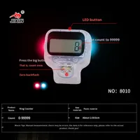 Bande lumineuse LED Modèle Putian Origin 100, Compteur de doigts à indicateur lumineux clignotant, Compteur d'anneaux à bouton-poussoir, Minuteur pour étudiants et professionnels