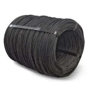 Top giá Trung Quốc nhà sản xuất dây làm móng tay móng tay máy nguyên liệu đen ủ cuộn dây sắt dây