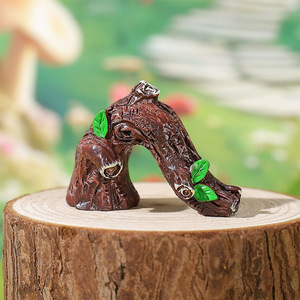 Adornos de tronco de árbol de resina, decoraciones de paisaje en miniatura para acuario y jardín, accesorios de bricolaje - Product Image 3