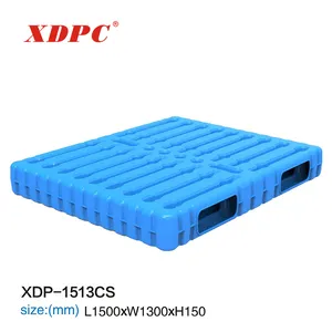 1500x1300 ZTPC XDPC中国最安値hdpeプラスチックパレット成形パラパレタ (青色)