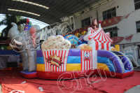 Aire de jeux gonflable pour enfants, parc d'attractions amusant, gonflable, château de saut, maison, trampoline