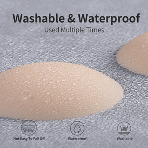Bas prix Silicone Non adhésif température corporelle réutilisable auto-adhésif adulte Silicone poitrine 8-13cm couverture de mamelon sans colle - Product Image 5