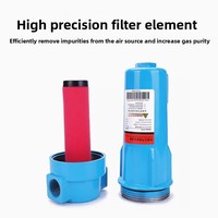 CTA Druckluftfilter Luftkompressor Dreistufiger Öl-Wasser-Abscheider Automatischer Ablass Gas-Pumpe Kältetrockner Filter