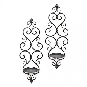 Custom Home Decor <strong>Wall</strong>-mount Candle <strong>Sconce</strong> Modern Wedding Decorative Tealight <strong>Candlestick</strong> Black Iron Art <strong>Wall</strong> Candle Holder