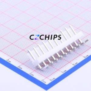 B10PS-VH(LF)(SN) Wire-to-<b>Board</b> <b>Pin</b> Header Bent Lead Through Hole,P=3.96mm Connector 1x10P 3.96mm Right Angle Insert VH - Product Image 1