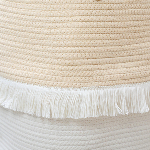 Lovely and nice design practical household using round cotton <strong>rope</strong> <strong>basket</strong> wholesale - Product Image 6