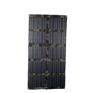 120W xách tay 4 lần có thể gập lại cung cấp điện năng lượng mặt trời Máy phát điện cho cắm trại ngoài trời Đi bộ đường dài thể thao năng lượng mặt trời bảng điều khiển gấp - Product Image 4