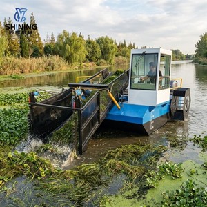 Récolteuse aquatique multifonctionnelle de taille moyenne pour l'élimination <span class=keywords><strong>du</strong></span> jacinthe d'eau et la restauration aquatique en <span class=keywords><strong>Asie</strong></span> <span class=keywords><strong>du</strong></span> <span class=keywords><strong>Sud</strong></span>-<span class=keywords><strong>Est</strong></span> - Product Image 1
