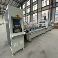 Centre d'usinage CNC robuste OUWO avec changeur d'outils automatique à 6 postes pour l'industrie des fenêtres et des murs rideaux